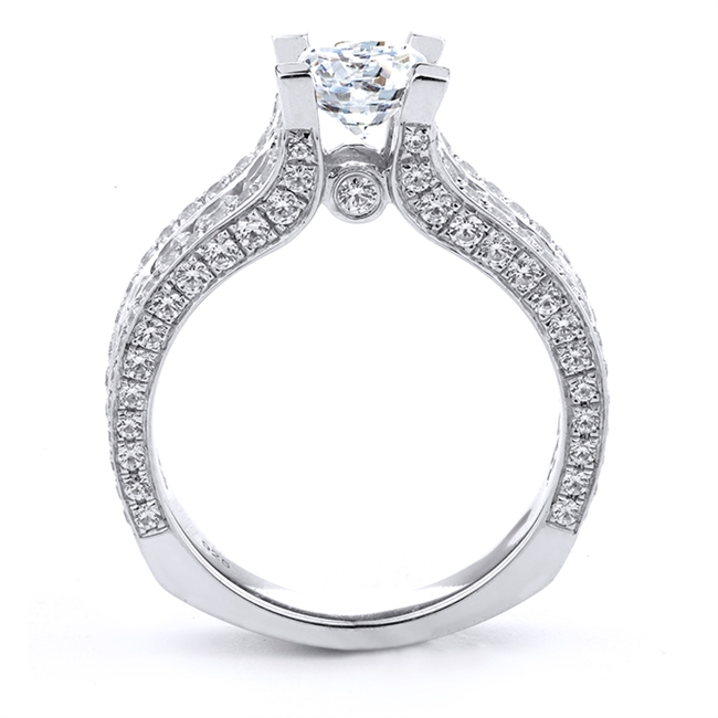18KT.W ENGAGEMENT RING 1.62CT